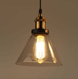 Smoke Glass Pendant LED ceiling lamp