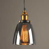 Smoke Glass Pendant LED ceiling lamp