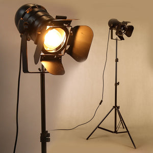 Tripod Industrial Floor Lamp