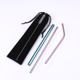 7 Pcs  Reusable Drinking Straw