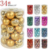 4cm Christmas 34pcs Tree Decorations Balls