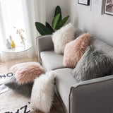 Plush chair pillow