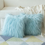 Plush chair pillow