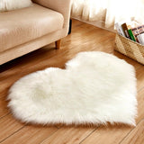 Heart Pink Plush Area Rug Soft Goods