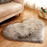 Heart Pink Plush Area Rug Soft Goods