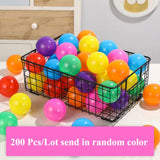 200 pcs Kids Toy Balls Soft Plastic Dia 5.5cm