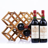 Wooden Wine Bottle Racks Cabinet