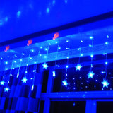 Christmas Decoration Curtain Snowflake LED String lights