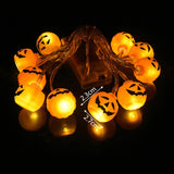 1.5m 10Led Halloween Pumpkin Ghost Skeletons Bat Spider Led Light Strings