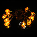 1.5m 10Led Halloween Pumpkin Ghost Skeletons Bat Spider Led Light Strings