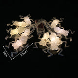 1.5m 10Led Halloween Pumpkin Ghost Skeletons Bat Spider Led Light Strings