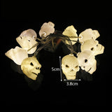 1.5m 10Led Halloween Pumpkin Ghost Skeletons Bat Spider Led Light Strings