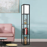 LED Floor Lamp with shelf storage function