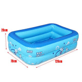 120CM 2/3Layers Kids Inflatable Family Pool Bathing