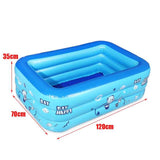 120CM 2/3Layers Kids Inflatable Family Pool Bathing