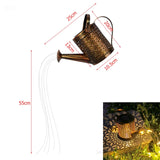 Solar landscape LED  string lights with watering can