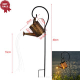 Solar landscape LED  string lights with watering can