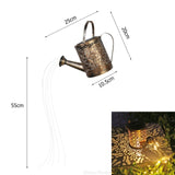 Solar landscape LED  string lights with watering can