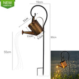 Solar landscape LED  string lights with watering can