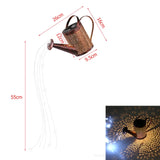 Solar landscape LED  string lights with watering can