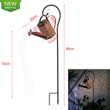 Solar landscape LED  string lights with watering can