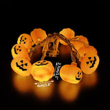 1.5m 10Led Halloween Pumpkin Ghost Skeletons Bat Spider Led Light Strings