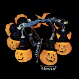 1.5m 10Led Halloween Pumpkin Ghost Skeletons Bat Spider Led Light Strings