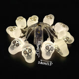 1.5m 10Led Halloween Pumpkin Ghost Skeletons Bat Spider Led Light Strings