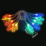 1.5m 10Led Halloween Pumpkin Ghost Skeletons Bat Spider Led Light Strings