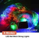 Mesh LED Lights 220V Holiday Wedding Party Outdoor String Lights