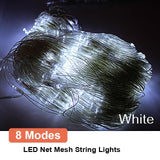 Mesh LED Lights 220V Holiday Wedding Party Outdoor String Lights