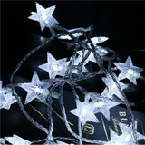 Snowflake Fairy Garden Decoration String Lights