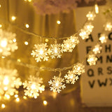 Snowflake Fairy Garden Decoration String Lights