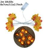 1.5m 10Led Halloween Pumpkin Ghost Skeletons Bat Spider Led Light Strings