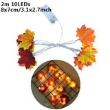 1.5m 10Led Halloween Pumpkin Ghost Skeletons Bat Spider Led Light Strings