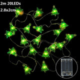 1.5m 10Led Halloween Pumpkin Ghost Skeletons Bat Spider Led Light Strings