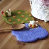 Wool Coaster Cup Mat