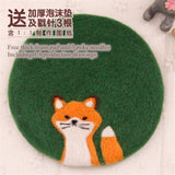 Wool Coaster Cup Mat