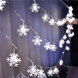 2/3/6M Fairy LED Snowflake Lights