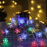 2/3/6M Fairy LED Snowflake Lights