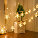 2/3/6M Fairy LED Snowflake Lights